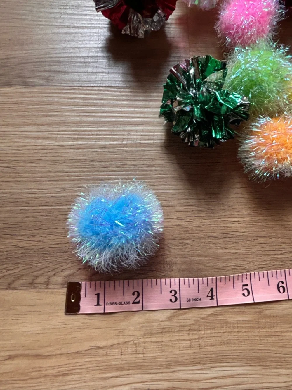 Sparkle Pom & Foil Cat Toy Assortment - Multi Color